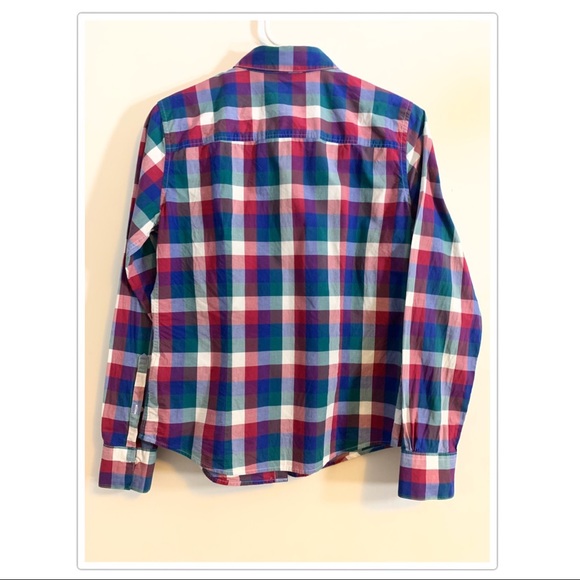 Classic Fit Non Iron Plaid Brook Brothers Oxford - Picture 4 of 8